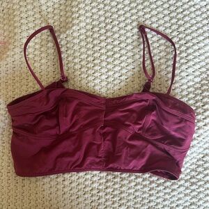 Urban Outfitters Burgundy Crop Top